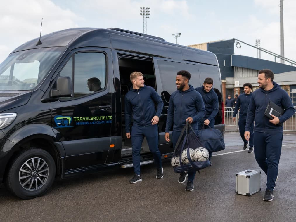 Sports team minibus and coach hire